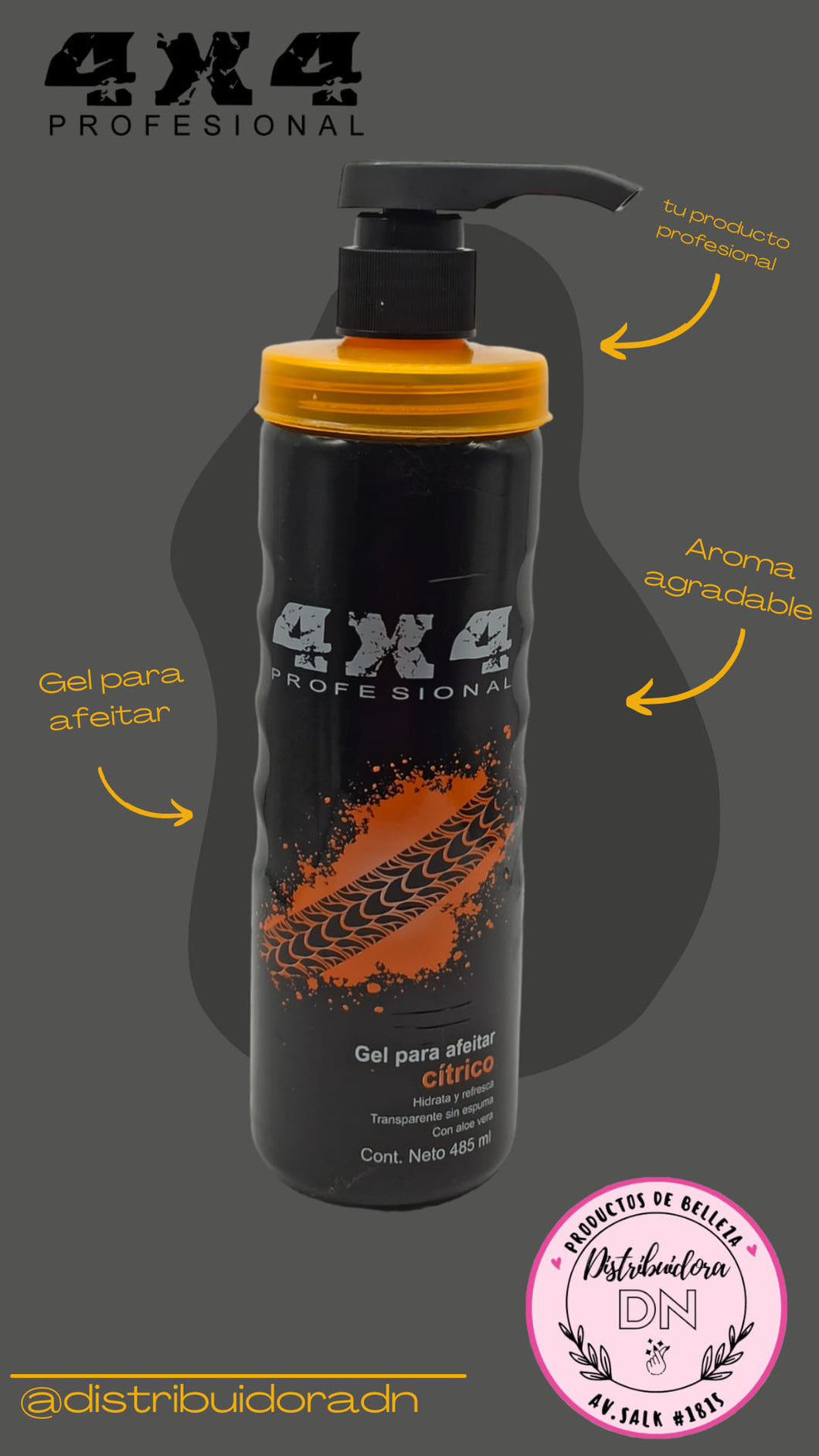GEL PARA AFEITAR 4X4